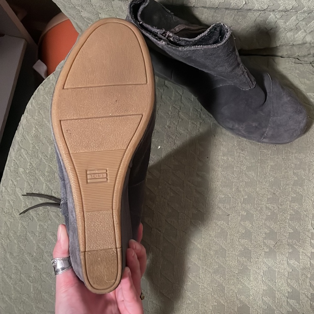 Toms wedged booties - Picture 2 of 4